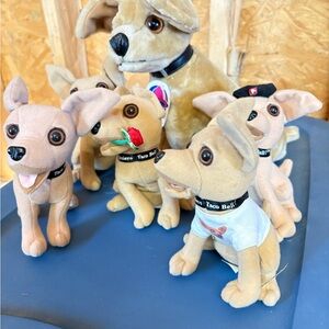 Set of 6 Taco Bell Dogs